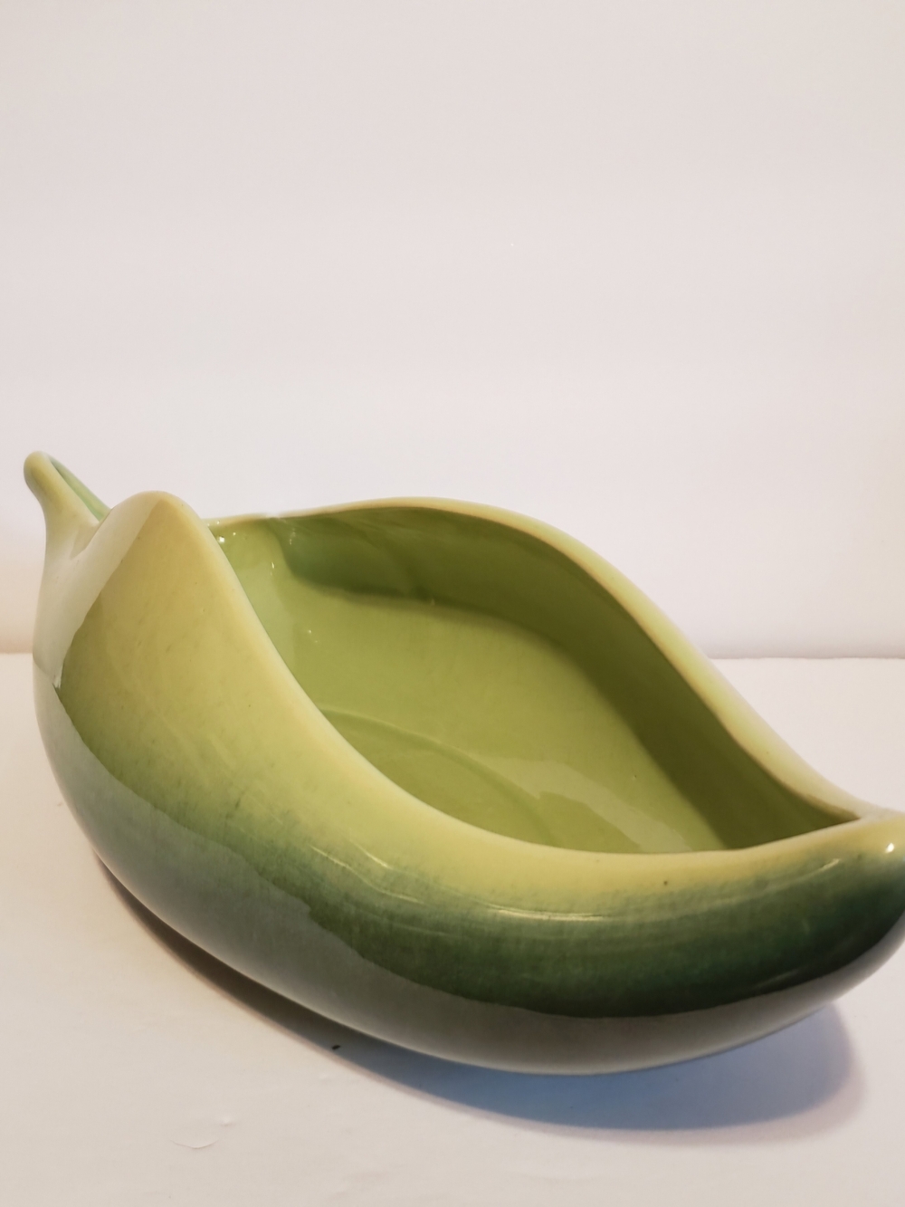 Vintage Large Beauceware Curved Planter Console Bowl